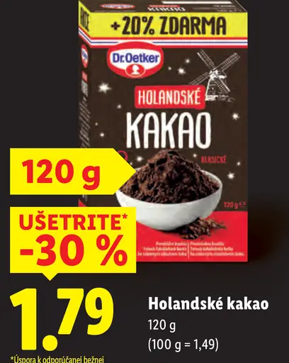 Dr. Oetker Holandské kakao