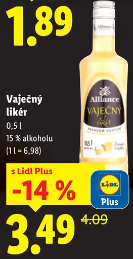 Alliance Vaječný likér