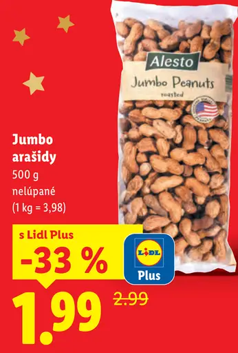 Alesto Jumbo arašidy