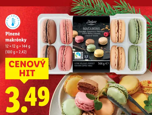 Deluxe Plnené makrónky