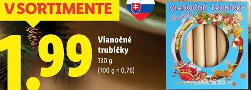 Vianočné trubičky