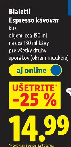 Bialetti Espresso kávovar