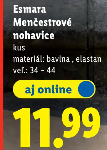 Esmara Menčestrové nohavice