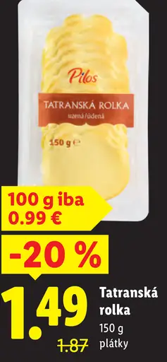 Pilos Tatranská rolka