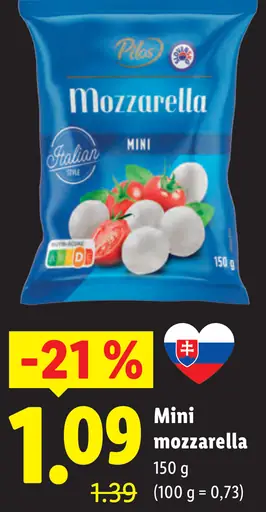 Pilos Mini mozzarella