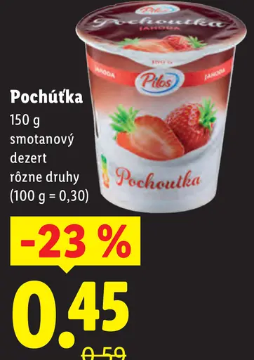 Pilos Pochúťka smotanový dezert