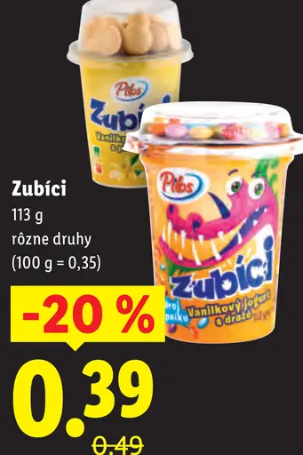 Pilos Zubíci vanilkový
