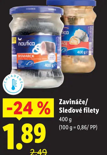 Zavináče/Sledové filety