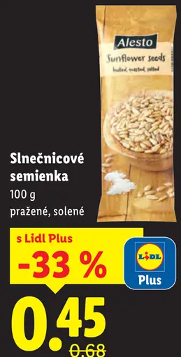 Alesto Slnečnicové semienka