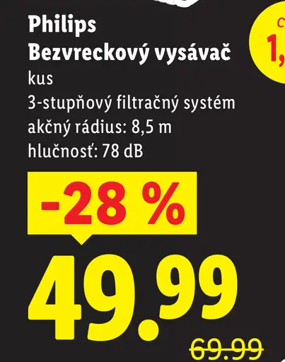 Philips Bezvreckový vysávač