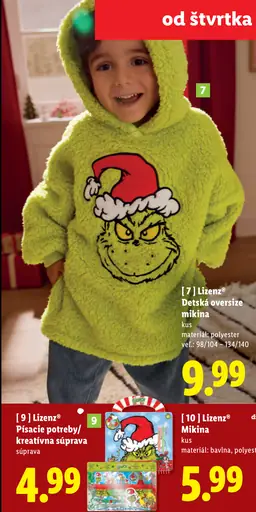 Lizenz Detská oversize mikina