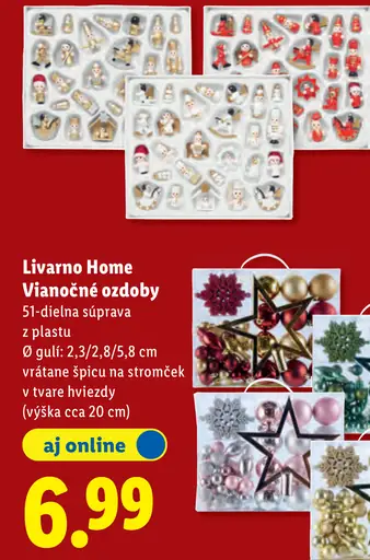Livarna Home Vianočné ozdoby