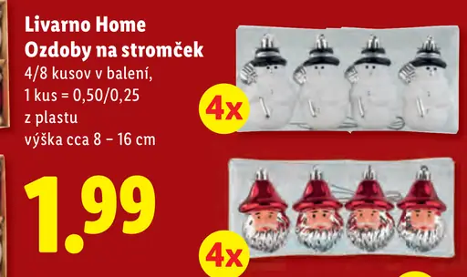 Livarno Home Ozdoby na stromček