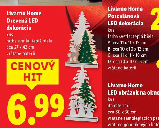 Livarno Home LED obrázok na okno