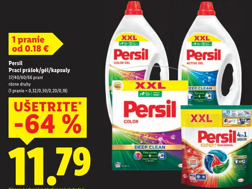 Persil Prací prášok/gél/kapsuly