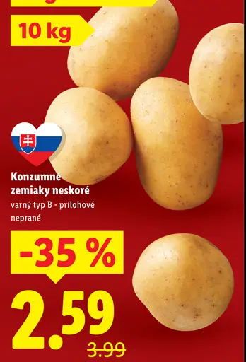 Konzumné zemiaky neskoré