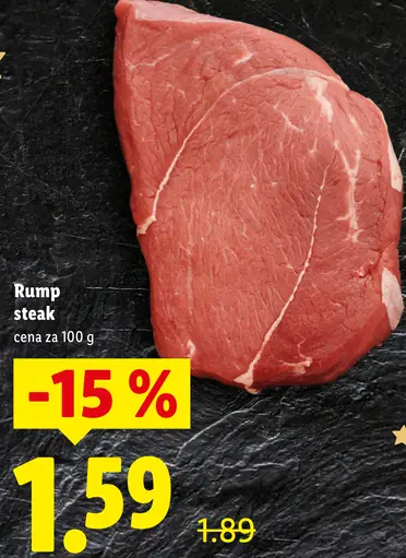 Hovädzí Rump Steak