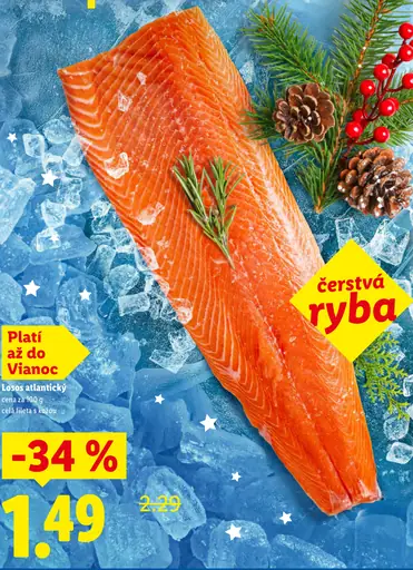 Losos atlantický porcie