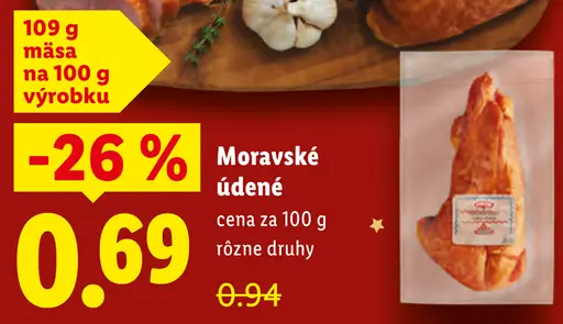 Moravské údené stehno