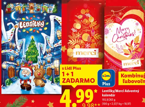 ORION LENTILKY Adventný kalendár