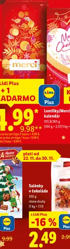 Merci Adventný kalendár