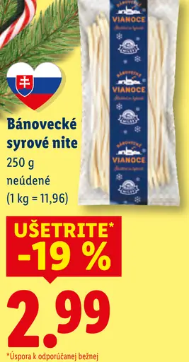 Pilos Bánovecké syrové nite