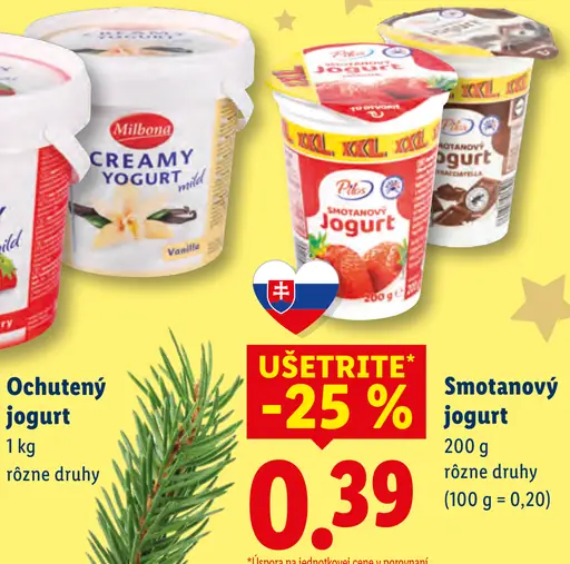 Milbona Ochutený jogurt