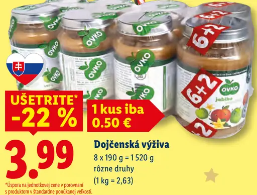 Ovocie Detská výživa