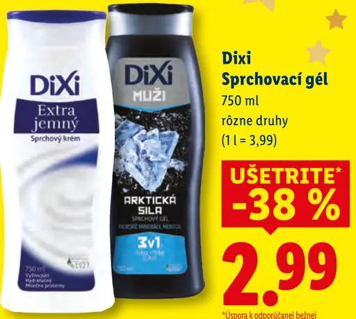Dixi sprchovací gél