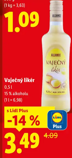 Alliance Vaječný likér