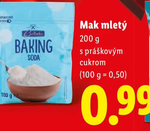 Mak mletý s práškovým cukrom