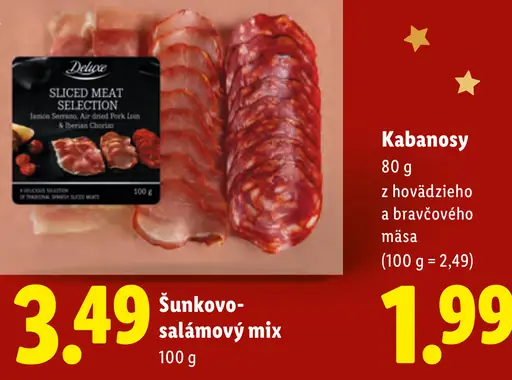 Deluxe Šunkovo-salámový mix