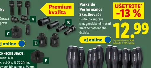 Parkside Performance Skrutkovače