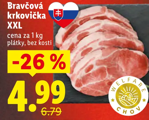 Bravčová krkovička XXL