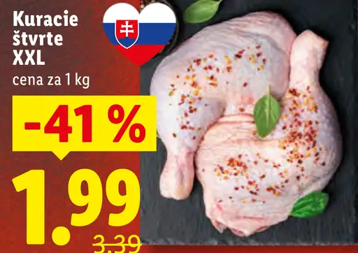 Kuracie štvrte XXL