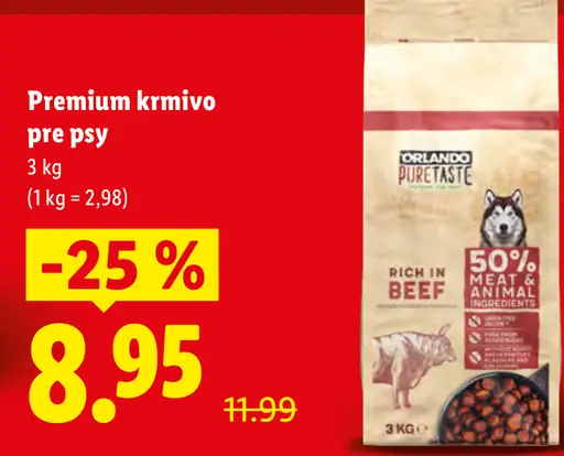 Orlando Premium krmivo pre psy