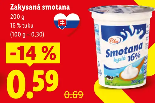 Zakysaná smotana