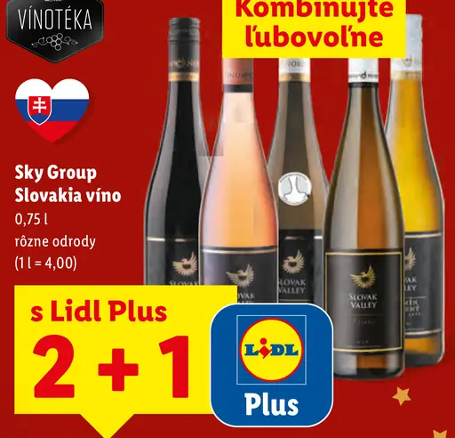 Sky Group Slovakia víno