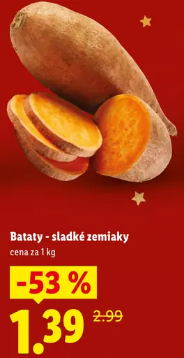 Bataty sladké zemiaky