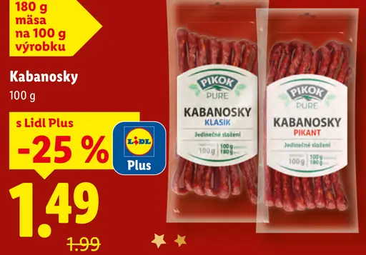 Pikok Kabanosky Klasik