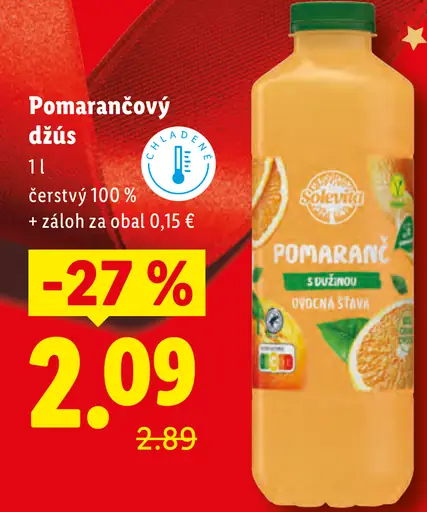 Solevita Pomarančový džús