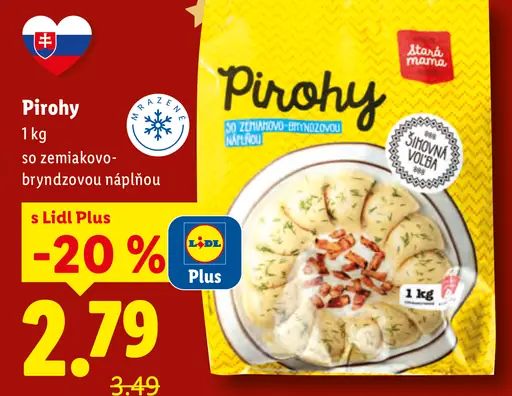 Pirohy so zemiakovo-bryndzovou náplňou