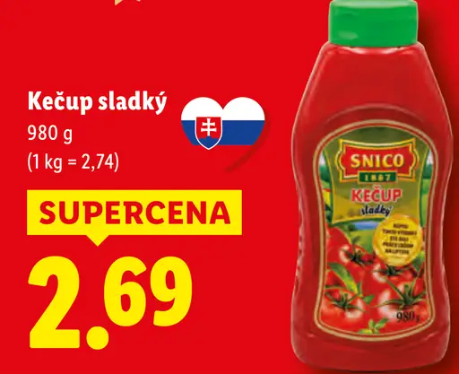 Snico Sladký kečup