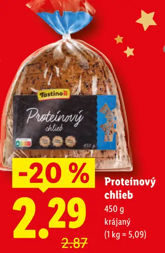 Tostino Proteinový chlieb krájaný