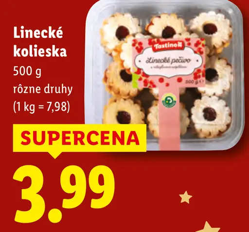 Linecké kolieska rôzne druhy