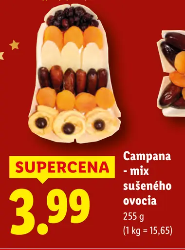 Campana - mix sušeného ovocia