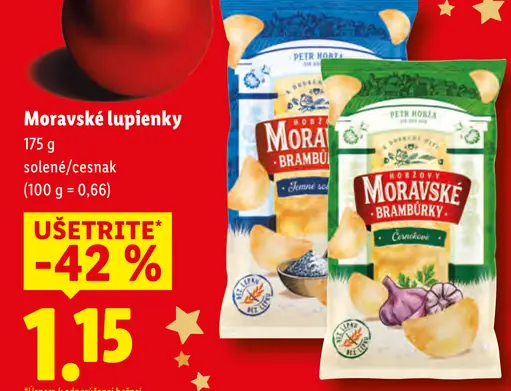 Moravské lupienky solené