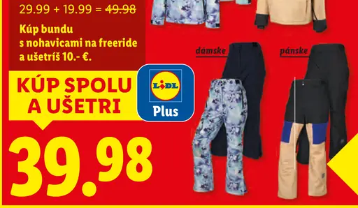 Crivit Bunda/nohavice na freeride