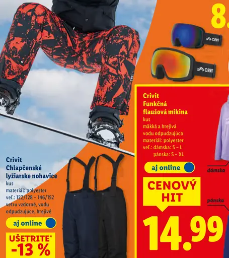 Crivit Funkčná flaušová mikina