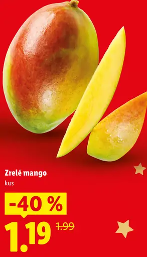 Zrelé mango